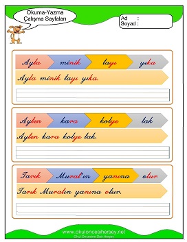 y sesi Grubu Çalışma Sayfaları